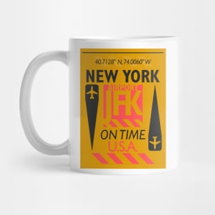 JFK aviation code Mug